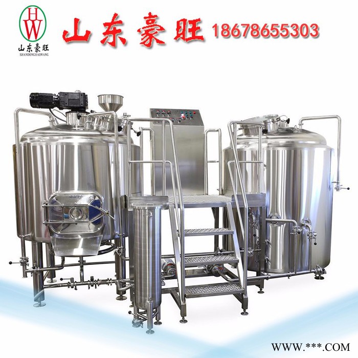 山东豪旺 微型啤酒设备 SDHW-300L图3