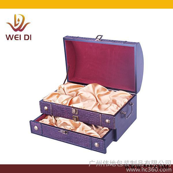 供应广州伟地皮盒003化妆品盒、保健品盒、红酒盒、饰品图2