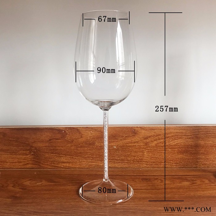 玻璃杯高硼硅无铅高脚杯水钻红酒杯透明葡萄酒杯