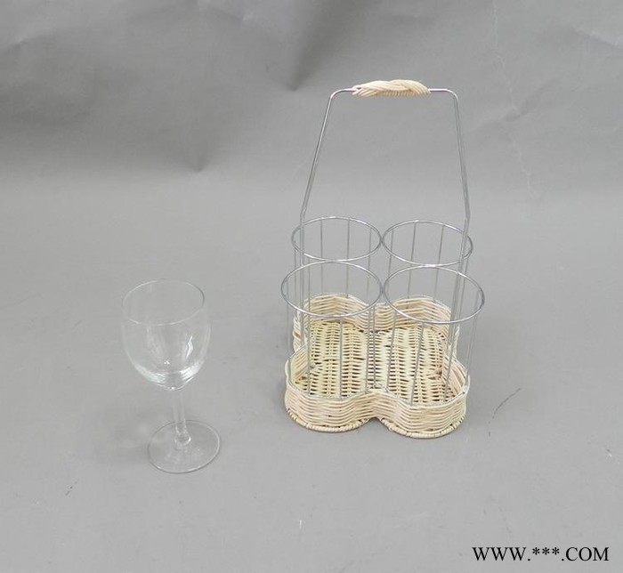 红酒架  创意产品  酒吧用品 精美编藤酒架 嘉宝日用品图2