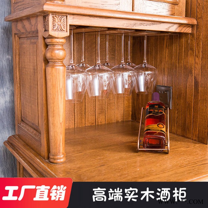 实木红酒柜 小型恒温酒柜 特色餐边柜 酒窖式酒柜 恒温恒湿柜  实木酒柜图3
