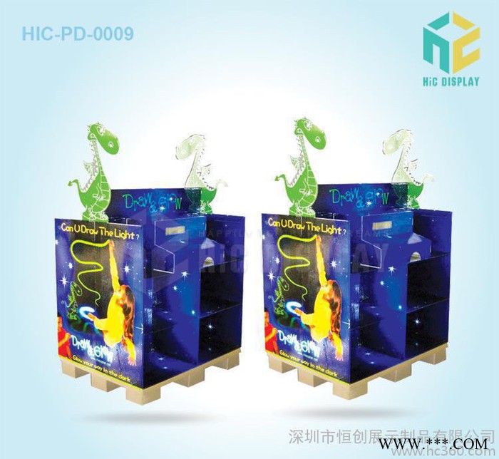 红酒杯纸堆头/环保纸货架/纸展示架/纸陈列架|免费设计打样图2