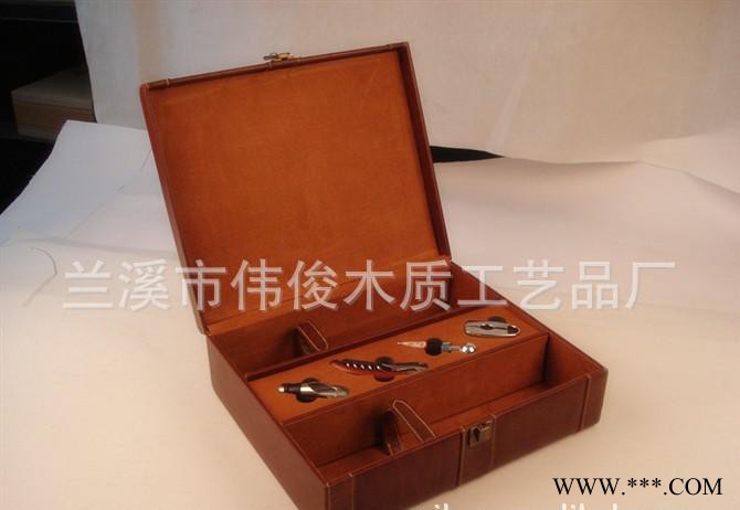 生产直销 鳄鱼纹礼品皮盒 红酒皮盒 定做皮盒图3