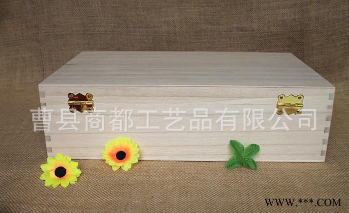 木制酒盒桐木/精致礼盒/红酒盒双支装/直销量大从优图3