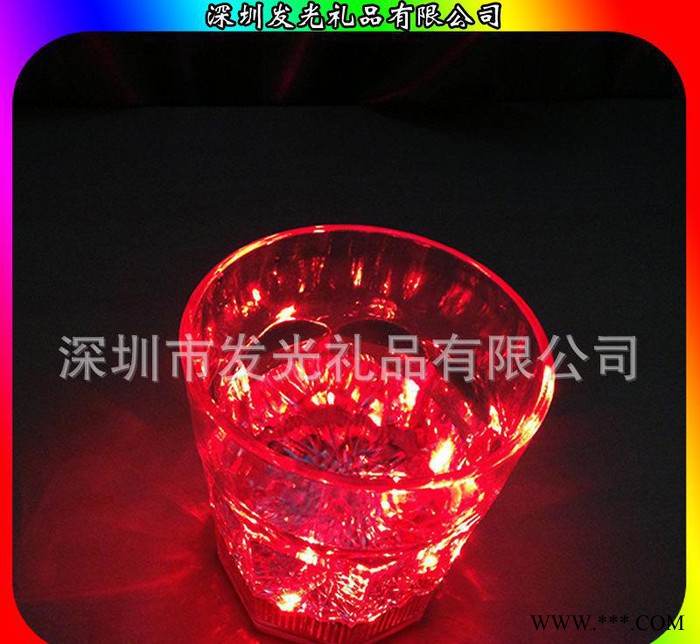 发光可乐杯 创意闪光感应可乐杯 酒吧KTV用品 七彩闪光啤酒杯图2