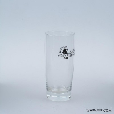 广州新翼玻璃 108 高品质定制玻璃杯 酒吧啤酒杯 饮料牛奶杯 广告晶透水杯