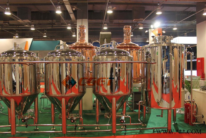 山东中德500L 精酿啤酒设备 小型酿酒厂 大型餐饮自酿设备