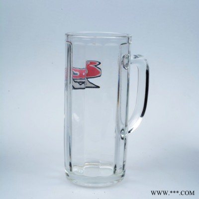 广州新翼玻璃 107 高质量玻璃杯 厚底啤酒杯 创意果汁杯 定制饮料杯 加LOGO 无铅