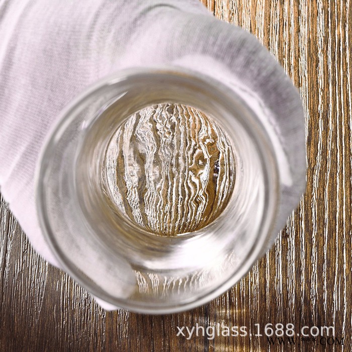 鑫亿辉 **透明无铅玻璃收腰啤酒杯果汁饮料杯水杯广告促销礼品图2