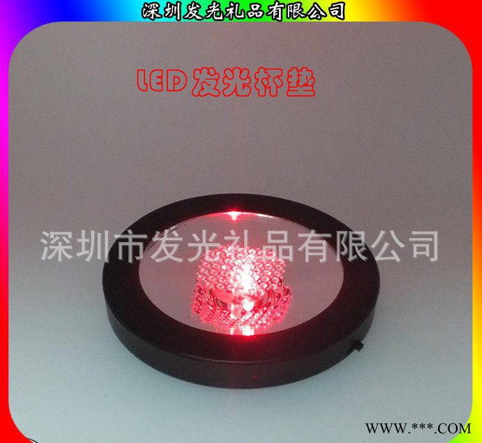 **旅游产品 LED电子杯垫迷你闪光杯垫超薄啤酒杯垫图2