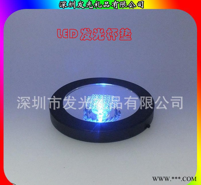 **旅游产品 LED电子杯垫迷你闪光杯垫超薄啤酒杯垫图3