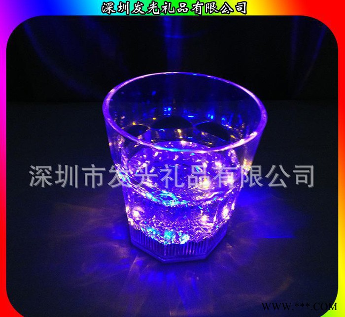 赠品 发光水杯 LED水感应酒杯 啤酒杯广告促销小礼品定制图3