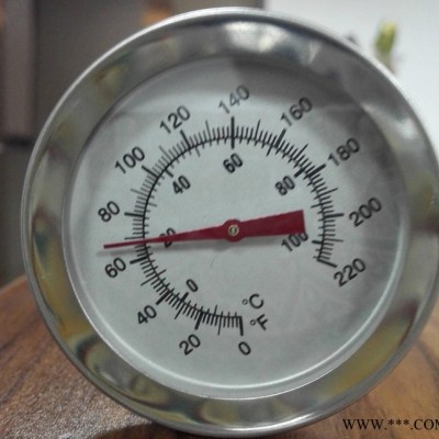 304不锈钢设备 表盘式温度计0-100℃ 测量啤酒机酿酒