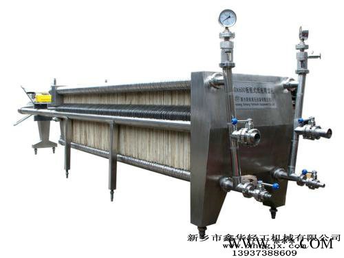 供应鑫华轻工XH600板框式纸板啤酒过滤机品**价格低新乡鑫华轻工可信赖图4
