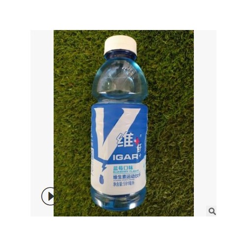 591ml*15瓶激爽维+纤蓝莓口味维生素运动饮料果粒批发