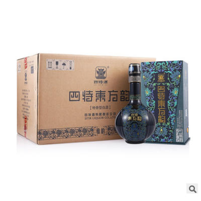 四特酒 青花窖藏 50度500ml*6瓶/整箱 特香型白酒 四特青花窖藏