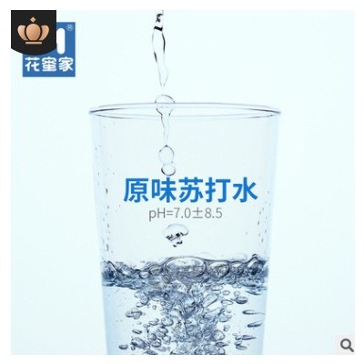 花蜜家苏打水整箱360ml*6瓶 无糖无汽柠檬味蜜桃苏打水直播款代发