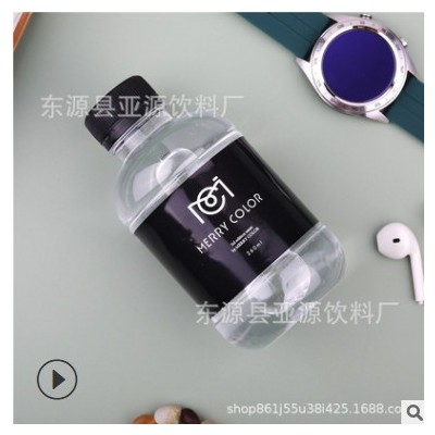 酒吧矿泉水 定制logo小蛮腰可做金烫银版380ml *24新瓶型新工艺