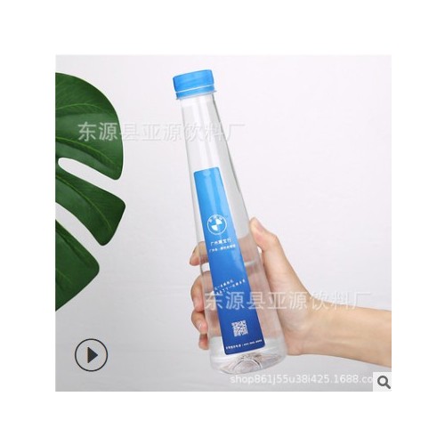 企业矿泉水logo定制亚源竹炭过滤订制水定制矿泉水批发380ml*24瓶图2