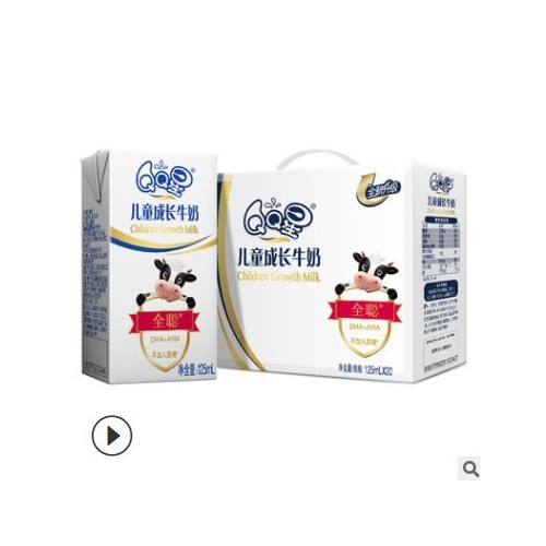 qq星儿童成长牛奶全聪型125ml*20盒/整箱营养早餐奶图2
