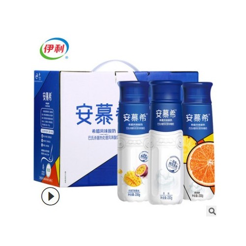 安慕希高端型原味芒果百香果230g*10瓶早餐牛奶整箱批发图2