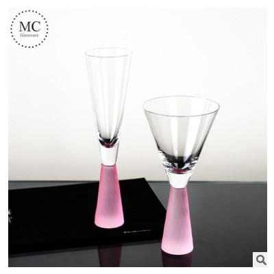 水晶玻璃红酒杯摆台个性香槟杯宴会创意葡萄酒高脚杯鸡尾调酒杯子