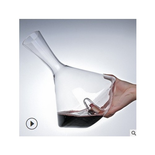 醒酒器玻璃透明水晶玻璃红酒醒酒器欧式葡萄酒酒壶分酒器创意设计图2