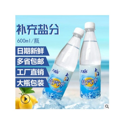 盐汽水整箱480ml*6瓶碳酸饮料柠檬味气泡水网饮用水夏季汽水批发图2