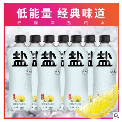 盐汽水整箱碳酸饮料480ml*24夏季柠檬味汽水厂家批发