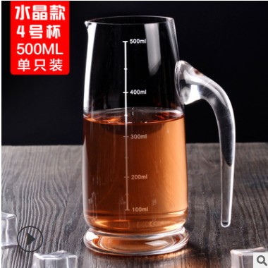 伊莉斯100ml醉云七字把分酒壶无铅玻璃白酒壶分酒器醒酒HLC2993图3