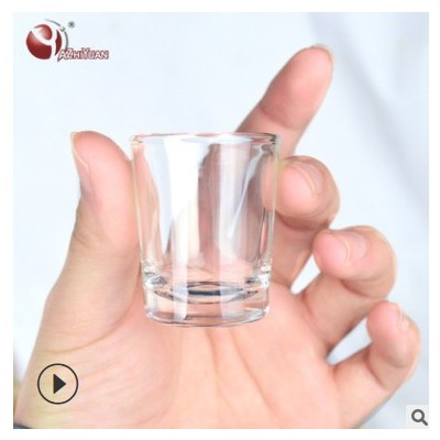 玻璃小酒杯烈酒杯白酒杯定制一口杯家用创意透明玻璃酒杯