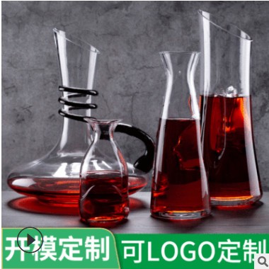水晶玻璃醒酒器创意U型醒酒器欧美玻璃分酒器调酒器图2