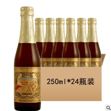 比利时进口林德曼水果味桃子精酿啤酒250ml*24瓶整箱批发图3