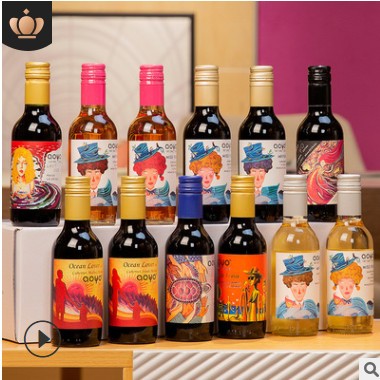 智利原装原瓶进口傲鱼小瓶红酒礼盒装187ml葡萄酒批发酒水代理图2