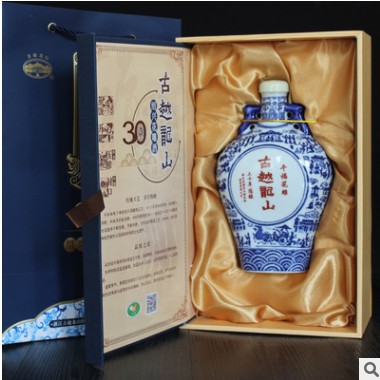 厂家直销古越龙山绍兴黄酒千福三十年陈酿礼品酒商务宴请花雕酒图2