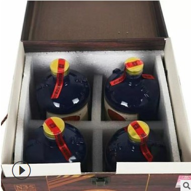 白水杜康年份窖龄N35浓香型52度白酒粮食酒 500ml*4瓶整箱礼盒装图2