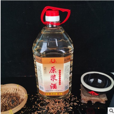 52度高粱酒古井产地纯粮食散装白酒5斤桶浓香型高度泡药厂家酒水图2