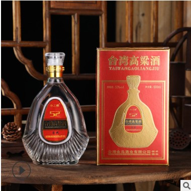 新品礼盒装52度浓香型白酒 500ml台湾高粱酒婚宴送礼现货整箱批发图3