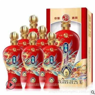 陕西西凤陈酒醇品52度浓香型酒500*6盒红盒红瓶纯粮白酒整箱批发