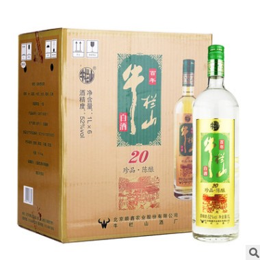 北京二锅头酒土豪金1升装*6瓶52度高度白酒发快递图2