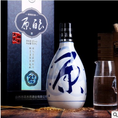 山西青花原酿53度白酒礼盒原酿高粱白酒 代发清香型白酒整箱批发图2