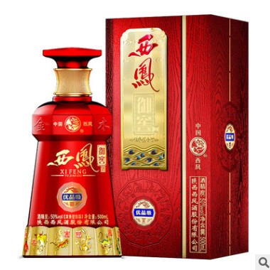 西凤酒白酒50度西凤御窖优品级浓香型500ml6瓶整箱送礼品袋应天门图3