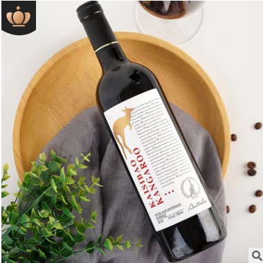 澳洲金袋鼠红酒厂家批发14度干红葡萄酒供应链酒水直播货源代发