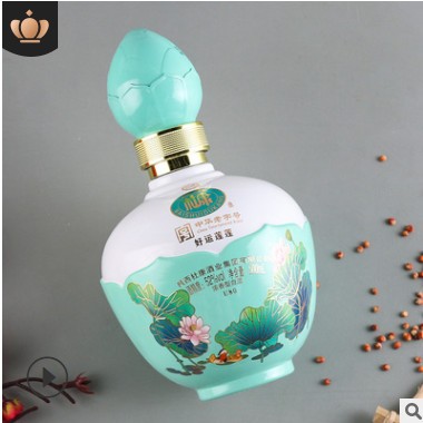 白酒杜康U80好运莲莲52度浓香型白酒整箱 礼盒装中秋送礼一件代发图1