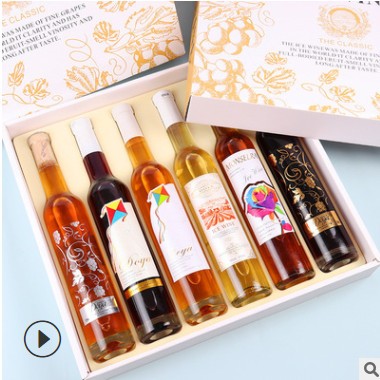 加拿大工艺冰酒 冰红冰白甜型葡萄酒 厂家定制批发礼盒装冰酒红酒