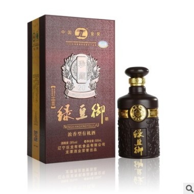 巨龙有机绿豆酒52°500ml 绿豆御酒浓香型白酒批发图3