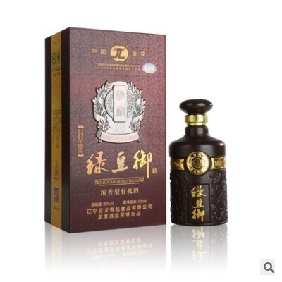 巨龙有机绿豆酒38度 500ml 绿豆御酒 浓香型白酒