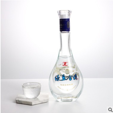 传统绿豆酿造酒浓香型绿豆金樽43度巨龙工厂批发500ml*6整箱装图2