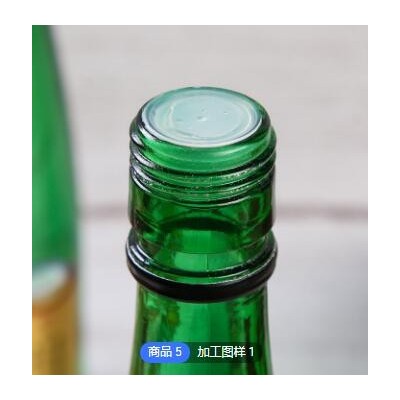 传统绿豆粮食酒批发巨龙绿钻石白酒43°476ml/裸瓶浓香型