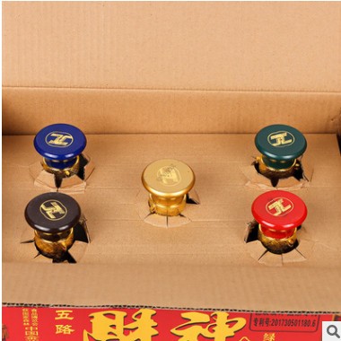 巨龙有机绿豆酒年货礼品500ml*5瓶成箱装白酒52度节日新年送礼图2